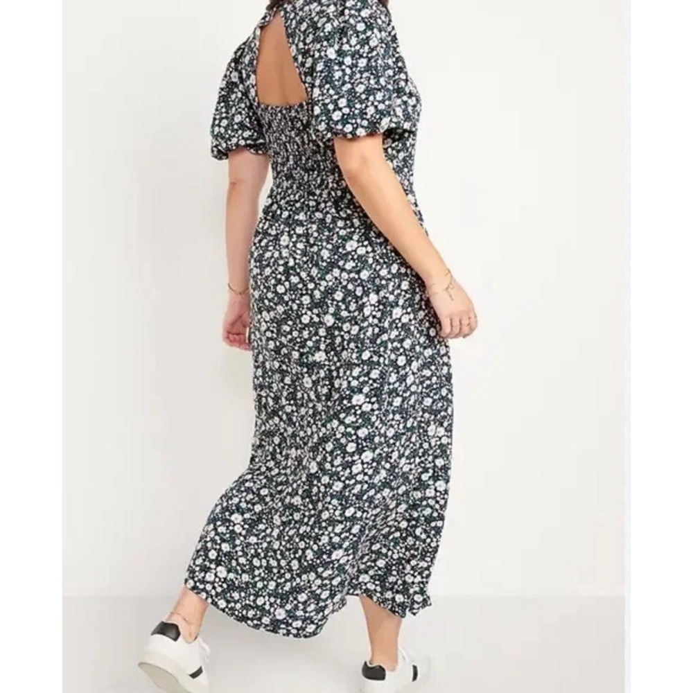 Old Navy Dress Mini Flutter Bloomcore Floral 4X Boho Prairie Vacation Beach - Picture 4 of 10